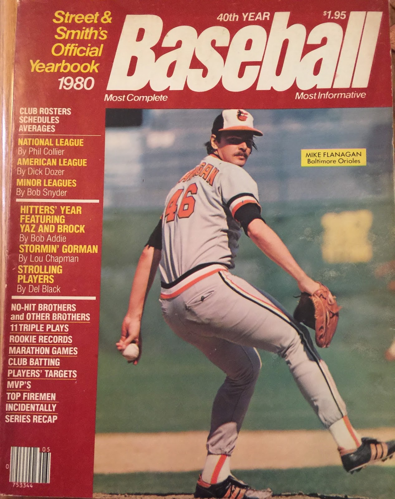 1980 Topps Baseball 1980 Street and Smith Baseball Preview