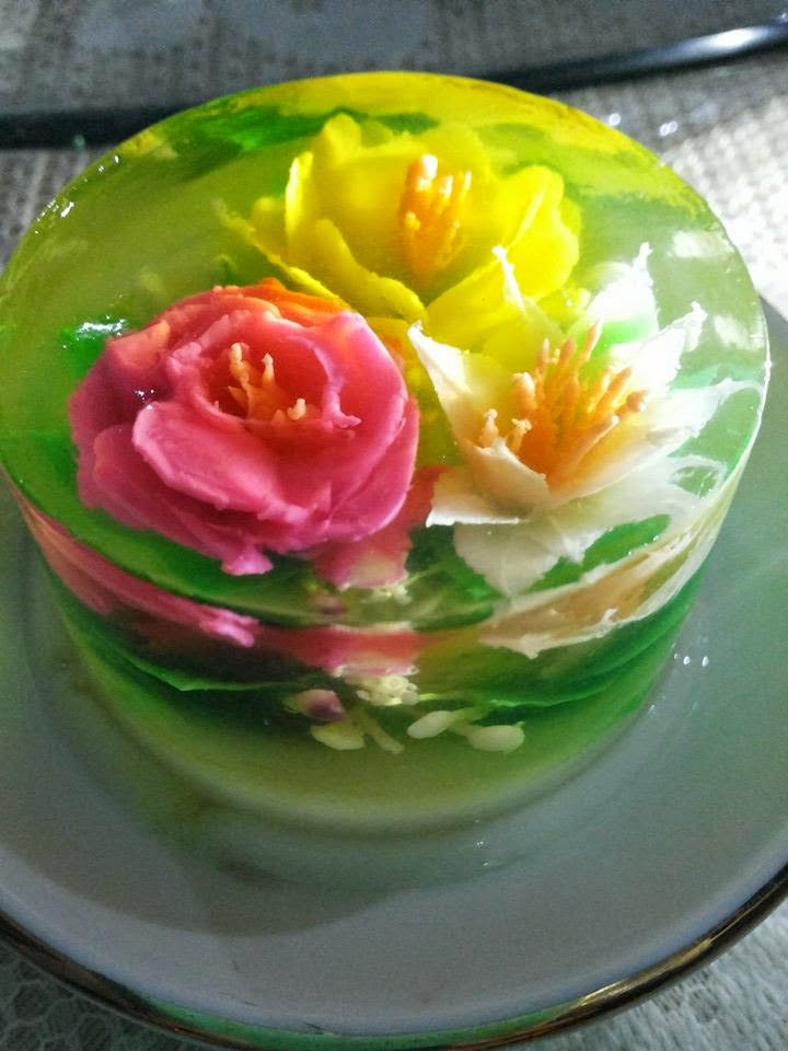 jelly art puding 3 dimensi JELLY ART 3 D FULL SUNTIK