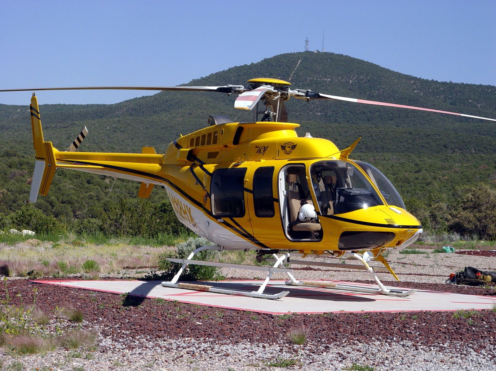 Bell 407 is categorized as the mid-sized helicopter and can be used mainly ...