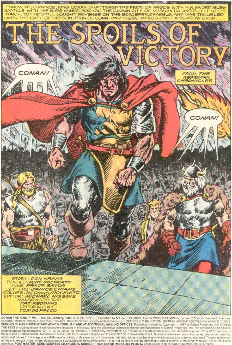 Read online Conan the King comic -  Issue #44 - 2