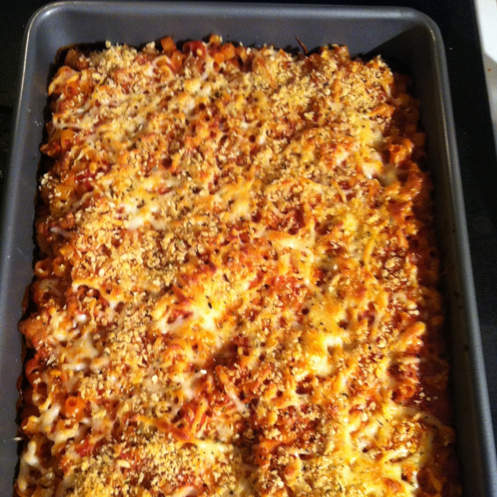 Teach Me How To Cookie Turkey Pasta Bake