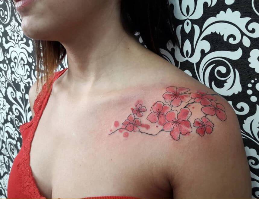250+ Japanese Cherry Blossom Tattoo Designs With Meanings & Symbolism