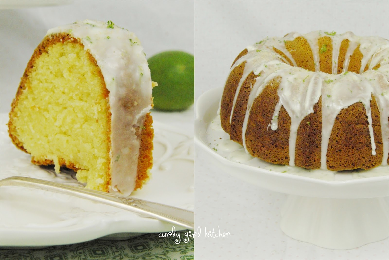 Curly Girl Kitchen Vanilla Bean Pound Cake with Lime Citrus Glaze