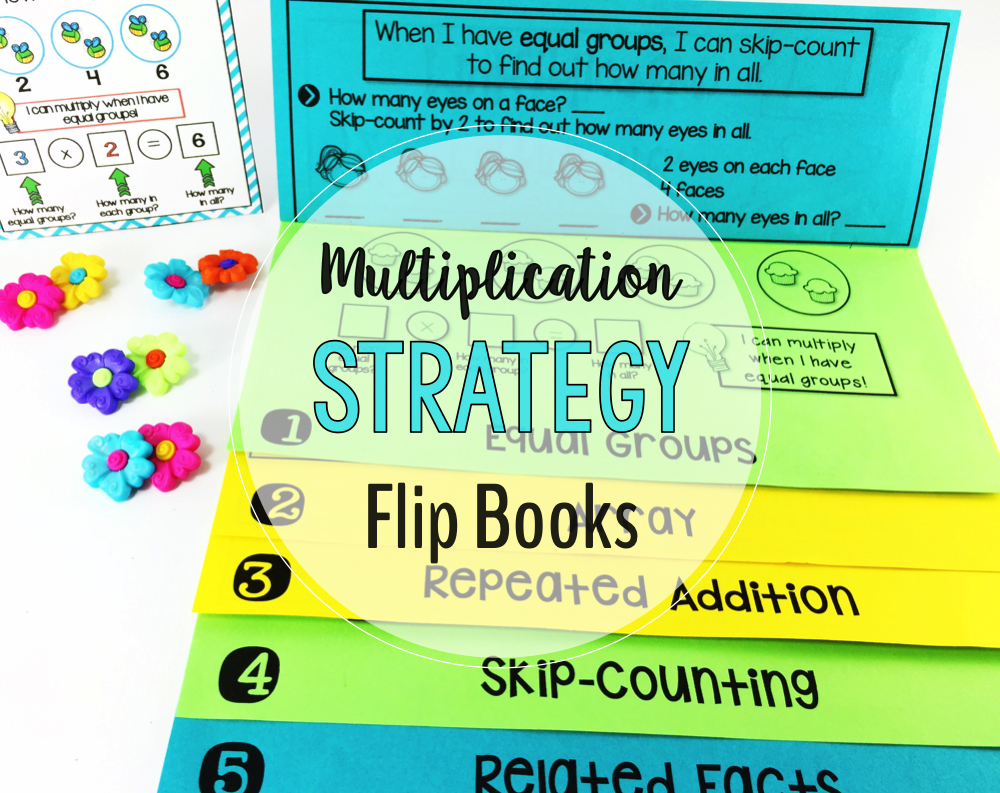 these multiplication strategies interactive flip books and anchor posters will help your students understand the concept