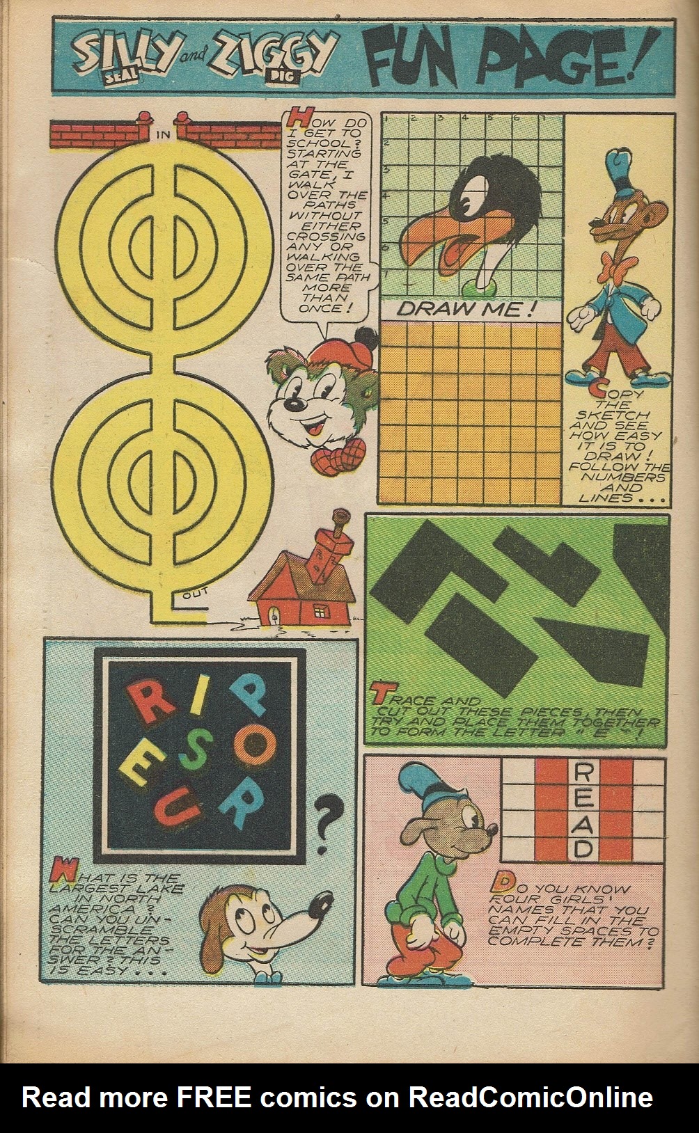 Read online Ziggy Pig-Silly Seal Comics (1944) comic -  Issue #4 - 28
