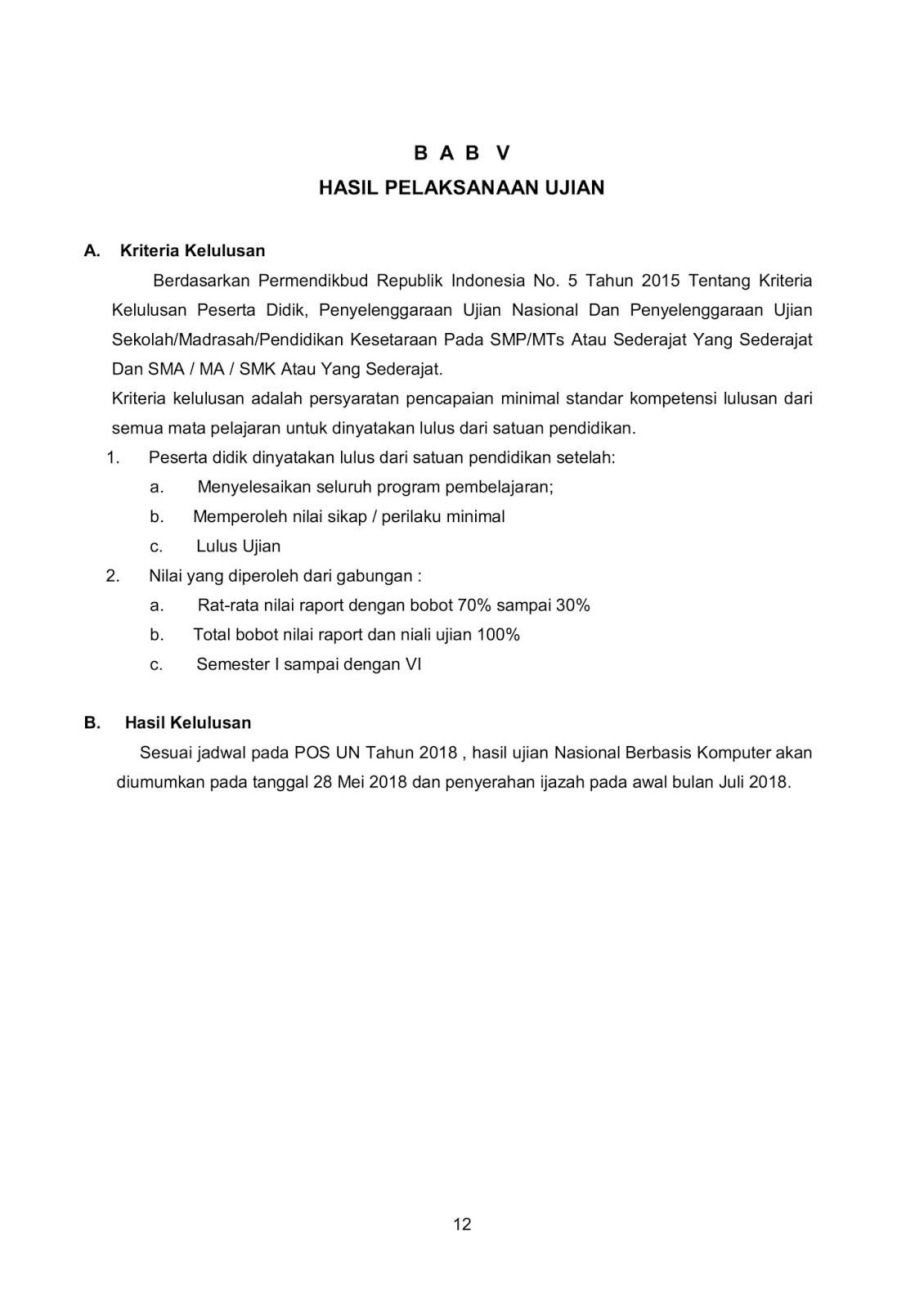 Contoh Laporan Kegiatan Unbk Pijat Rik Contoh Laporan Kegiatan Unbk Pijat Rik