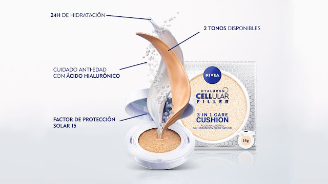 Nivea Hyaluron Celular Filler 3 en 1 Cushion