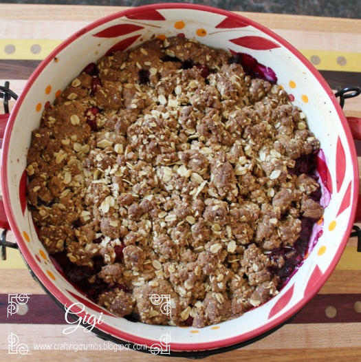 Crafting Crumbs Mixed Berry Cobbler Crisp