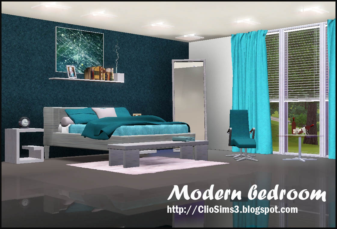 My Sims 3 Blog Modern Bedroom Set by Clio