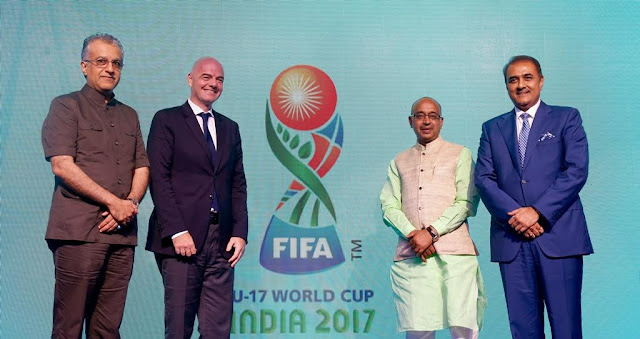 FIFA U17 World Cup 2017 India emblem launch event FIFA U17 World Cup 2017