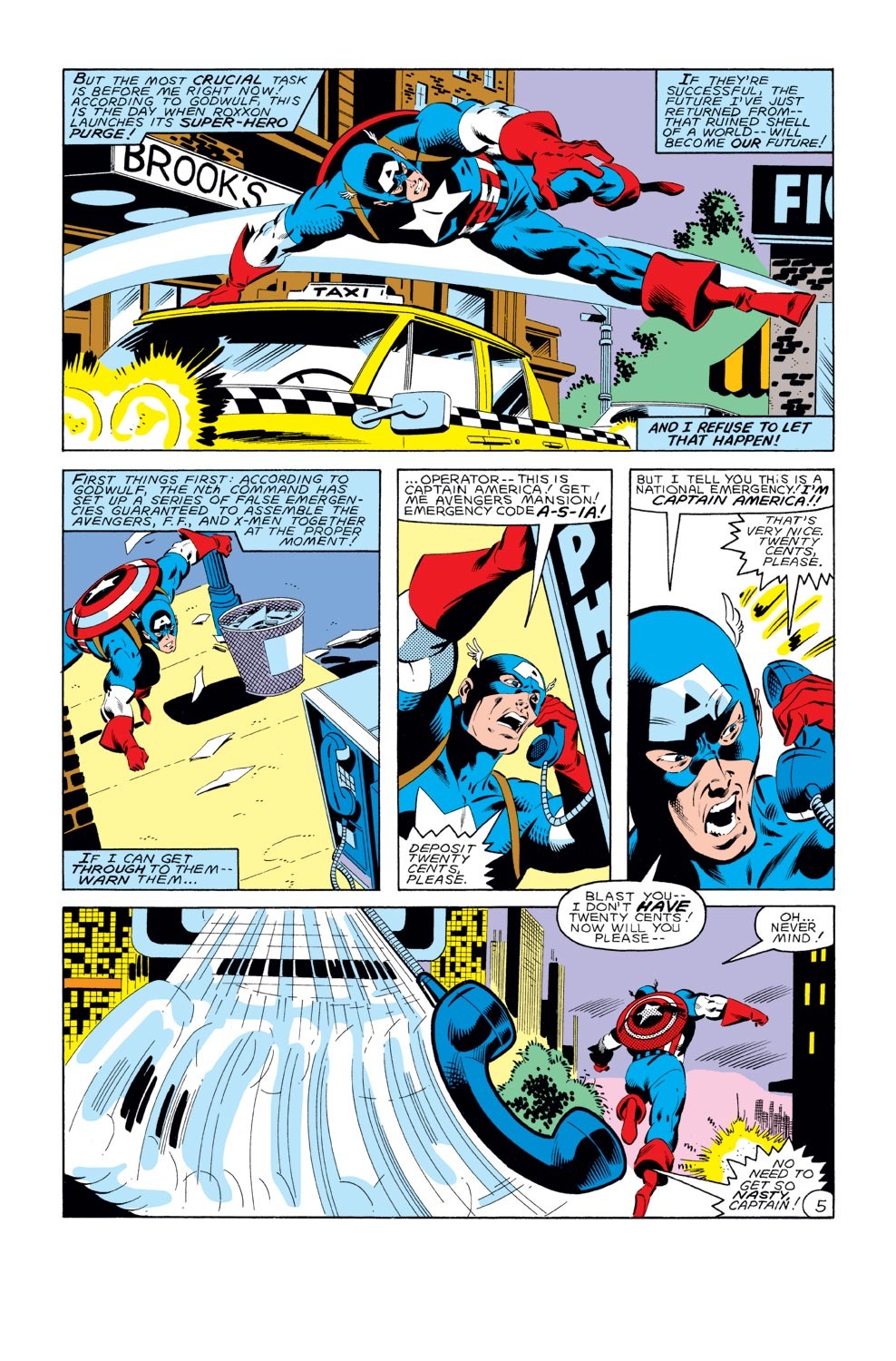 Captain America (1968) Issue #289 #205 - English 6