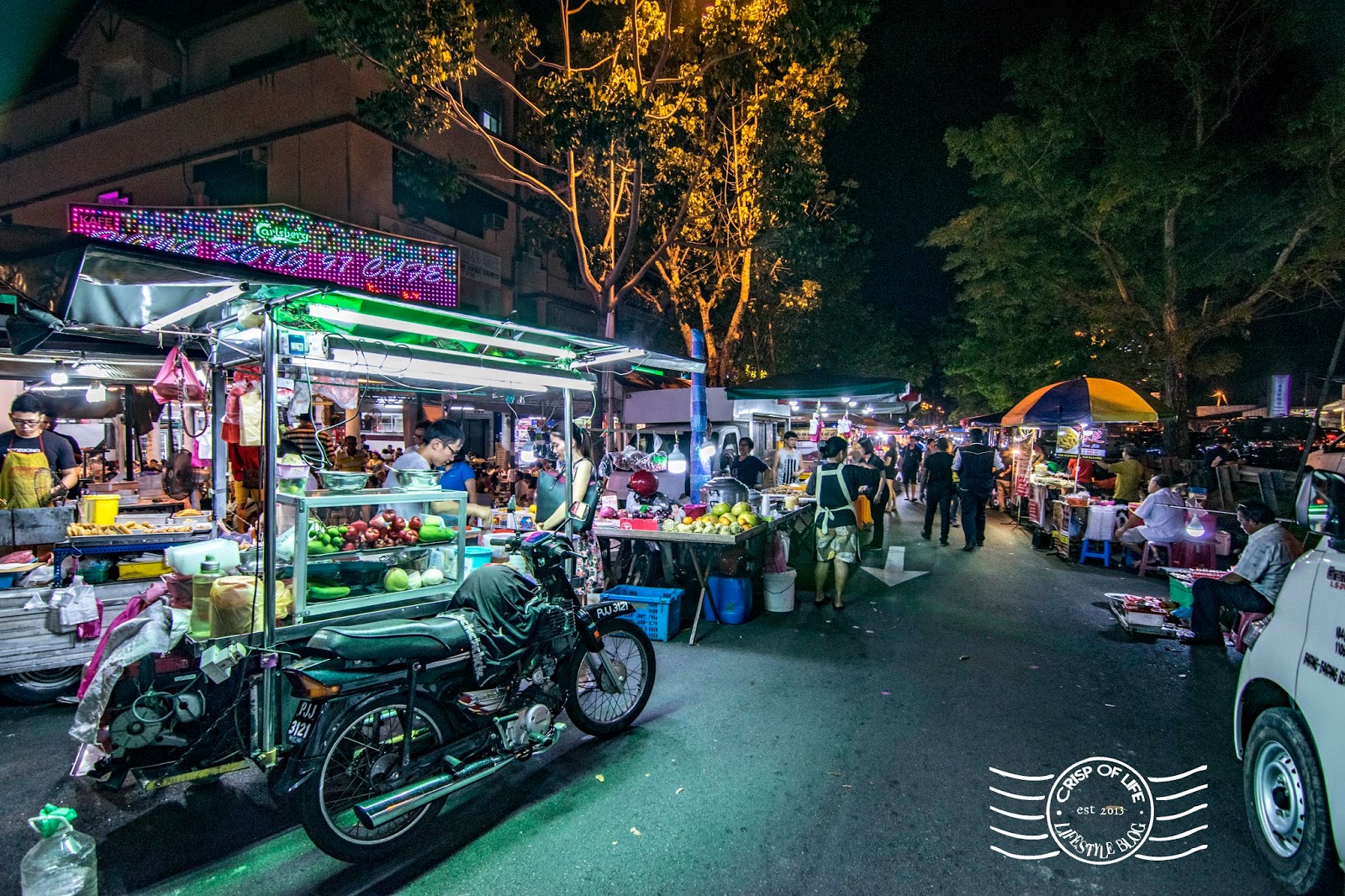 Paya Terubong Night Market on Every Sunday, Penang