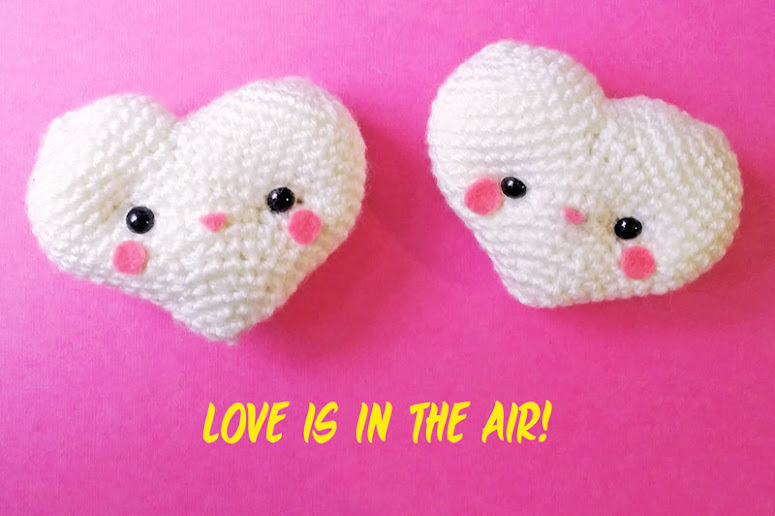 Amigurumi crochet heart