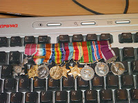 great war medal obe long service defence africa star 