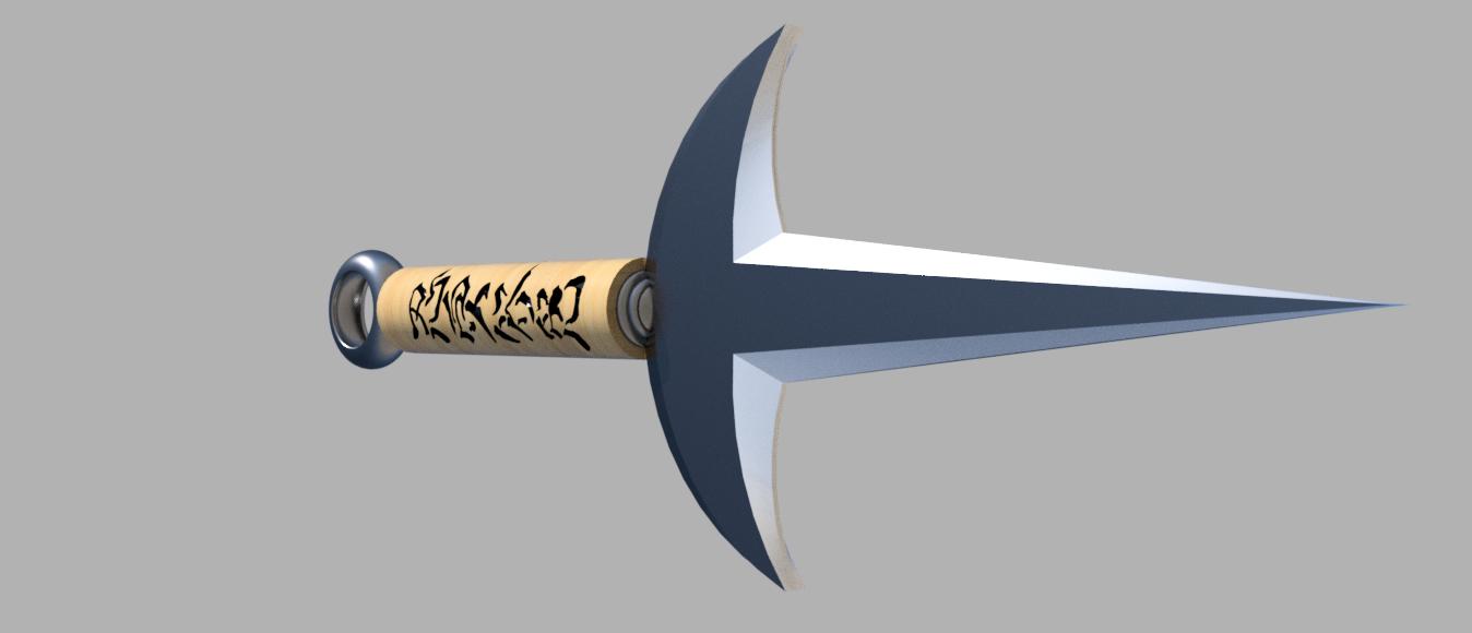 3D Models: Minato Namikaze's Kunai