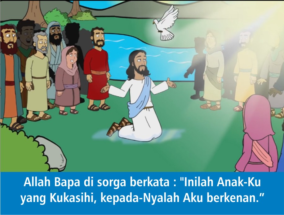 Komik Alkitab Anak: Tuhan Yesus Dibaptis
