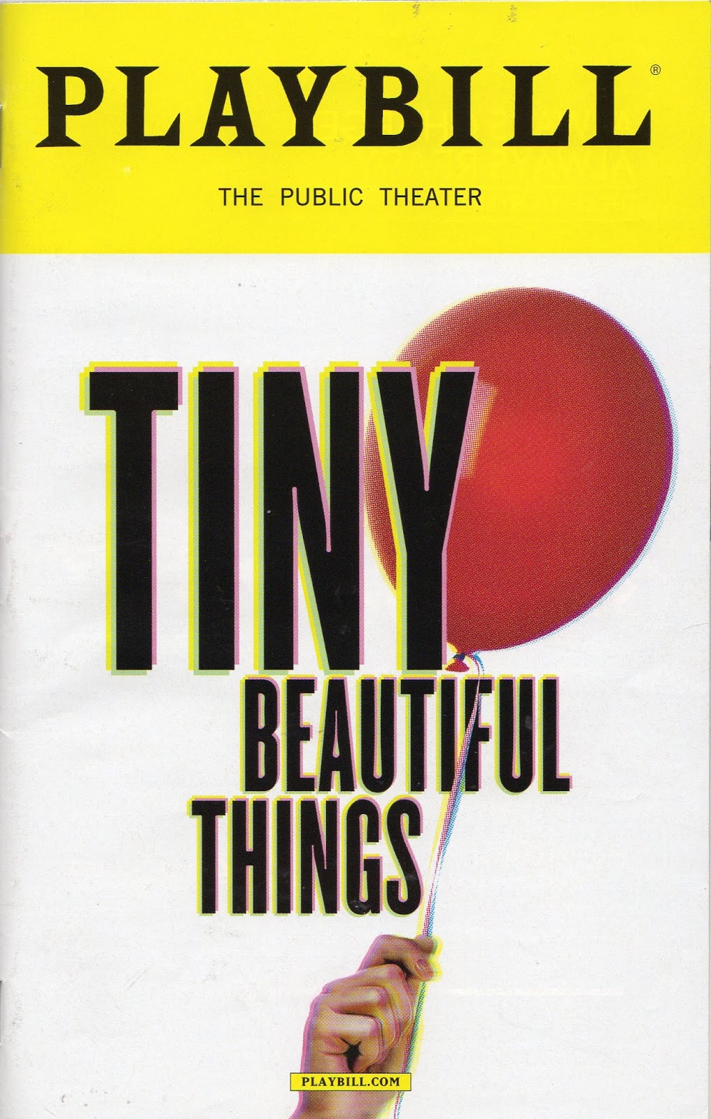 THEATRE'S LEITER SIDE 81 (20172018) Review TINY BEAUTIFUL THINGS