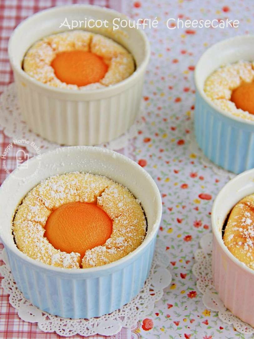 Happy Home Baking Apricot Soufflé Cheesecake