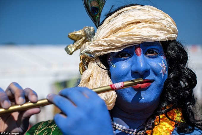 Thousands of Hindus gather in Watford for 'biggest Janmashtami festival outside of India’ -  Britain 