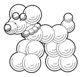 mardi gras bead dog book