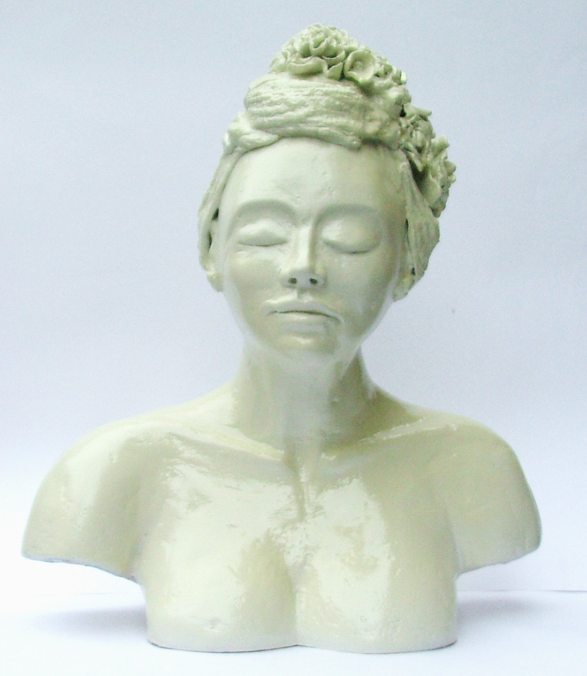 L O U D H U S H Clay bust