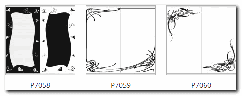 изображение рамок и уголков на зеркале