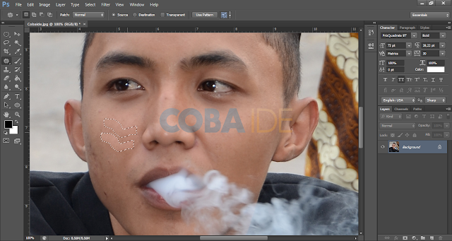 cara menghilangkan jerawat di foto dengan photoshop tutorial pemula menghilangkan jerawat dengan photoshop