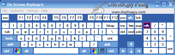 Bàn phím ảo (On-Screen Keyboard)