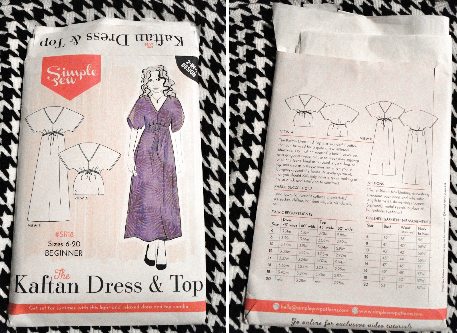 Looks Like I Made It Simple Sew, Kaftan Top