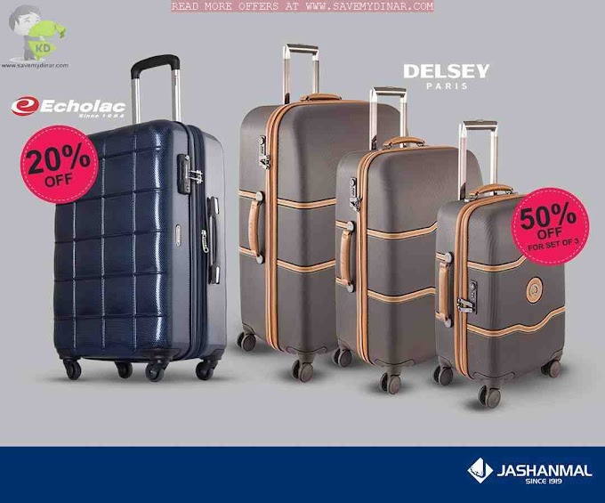 Jashanmal Home Kuwait - 50% & 20% OFF on Luggage Bags