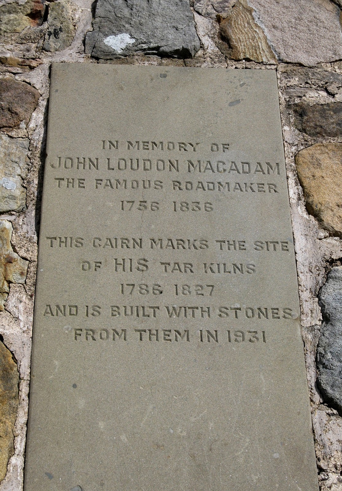 Neil's Hillwalking Exploits Cairn Table