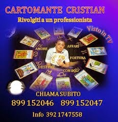 CARTOMANTE CRISTIAN VISTO IN TV,CLICCA QUI