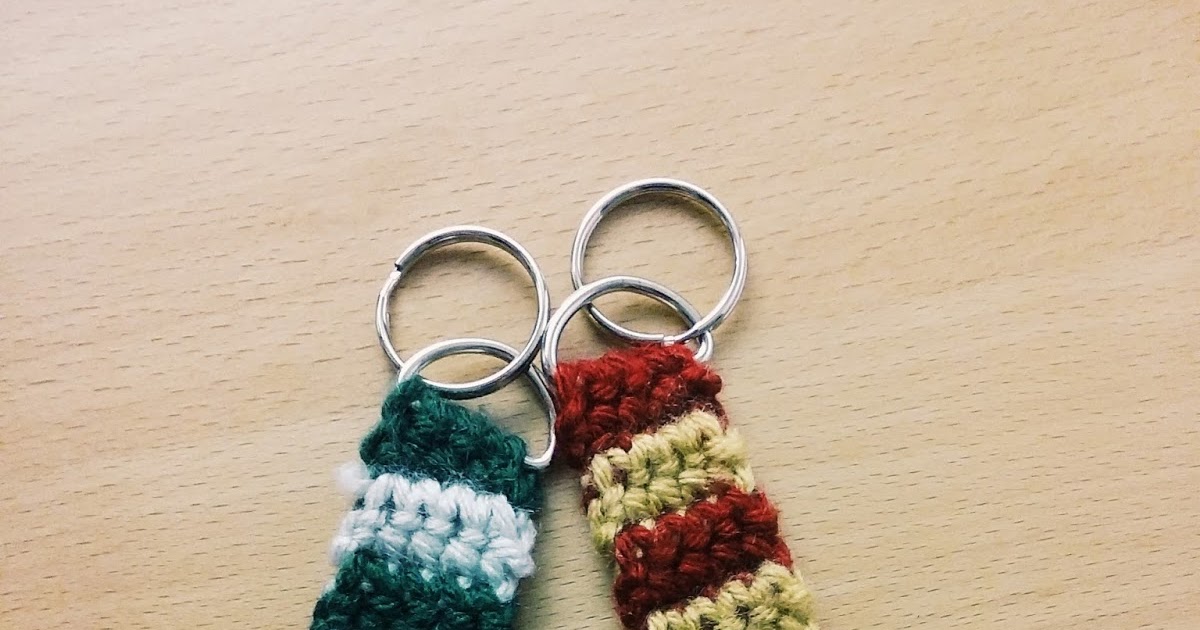 Crochet Harry Potter Scarf Keychain