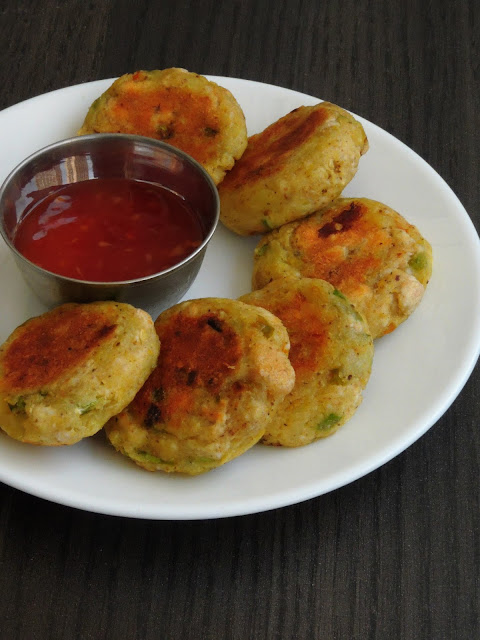 Aloo Makhana Cutlet, Puffed Lotus Seed cutlet