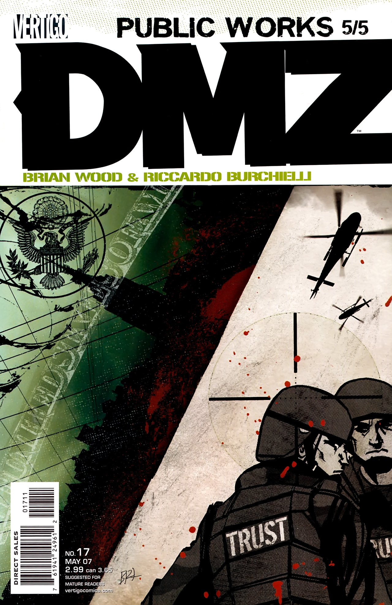 Read online DMZ (2006) comic -  Issue #17 - 1