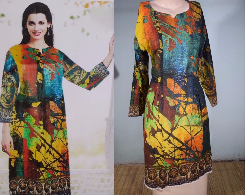 Lawn Pakistani Suits: Buy Online Wholesale Kurtis - Women Embroidered ...