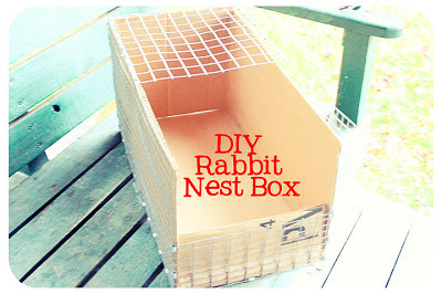 DIY Rabbit Nest Box Tutorial | Bull Rock Barn and Home
