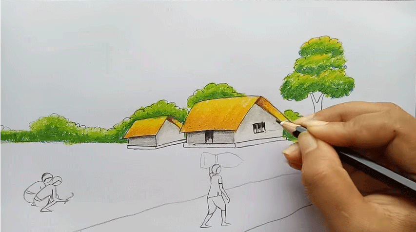 29+ Contoh Sketsa Gambar Alam Khayal