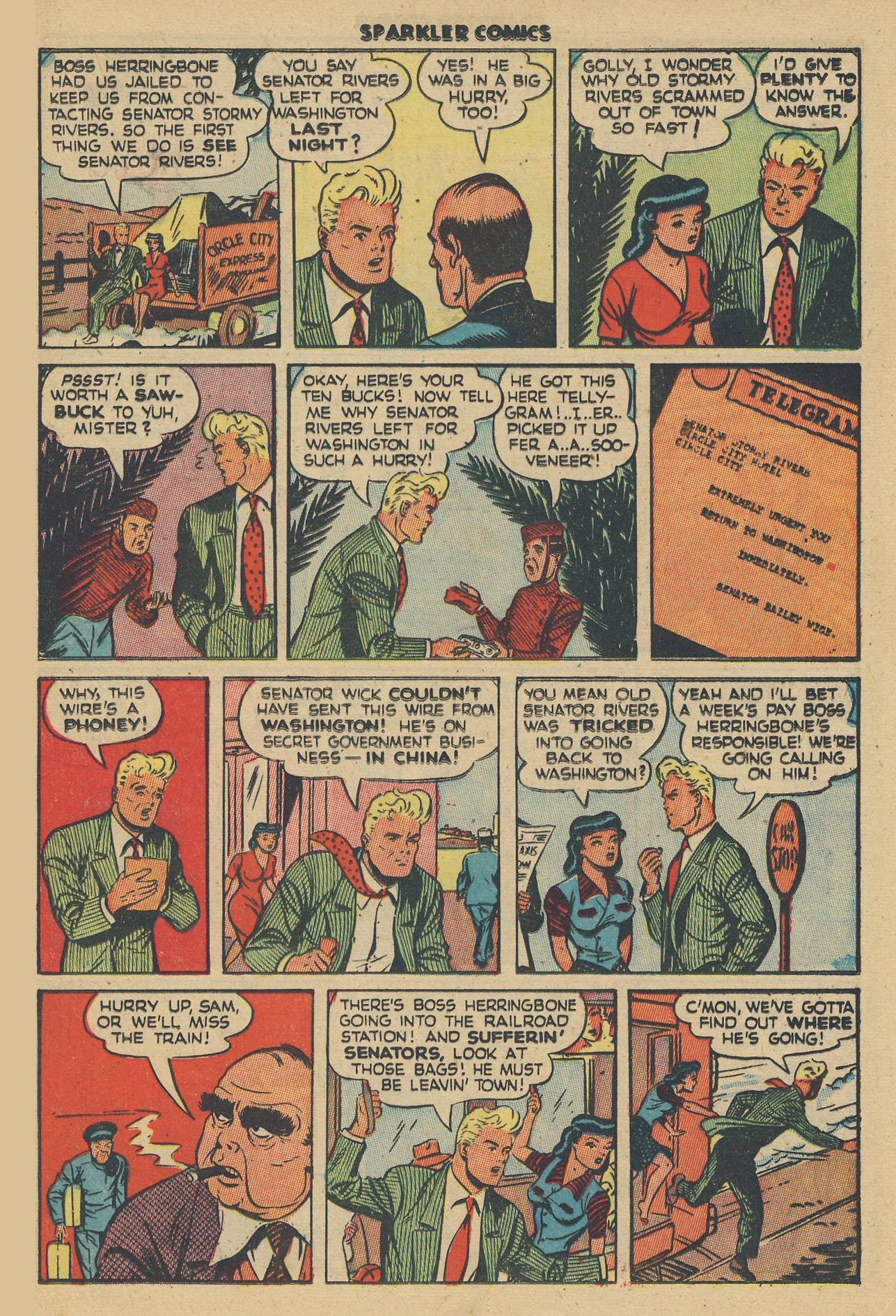 Read online Sparkler Comics comic -  Issue #57 - 31