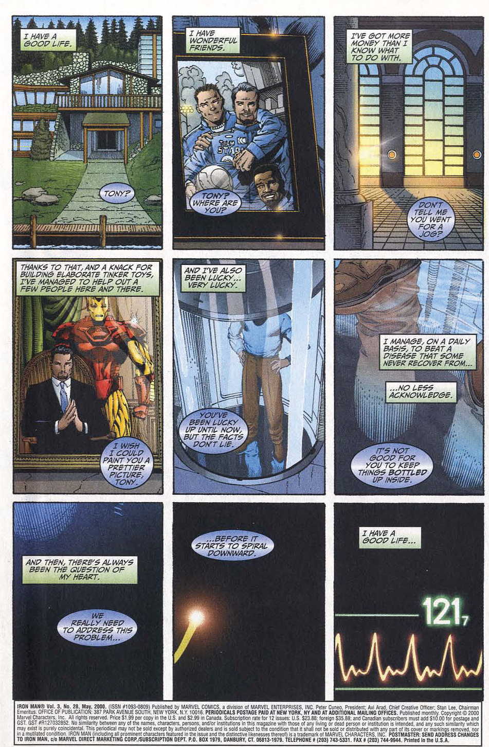 Read online Iron Man (1998) comic -  Issue #28 - 3