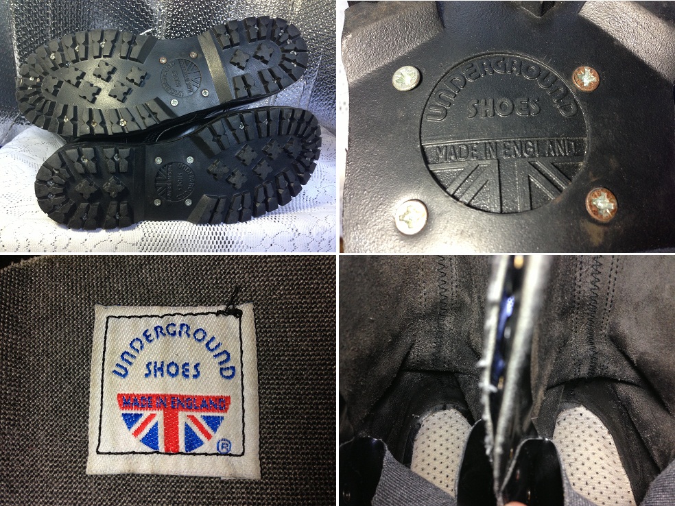 walk people walk!: Underground Black Steel Toe Boots 20 holes UK 7 England