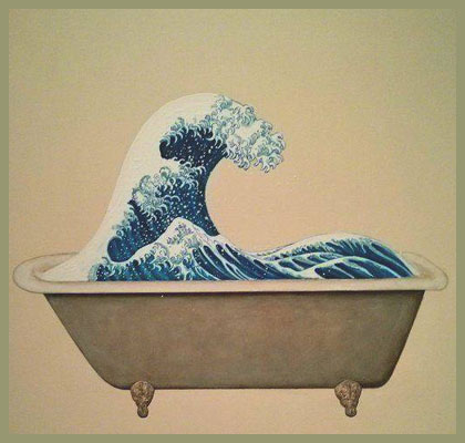 Japan - after the BIG earthquake: Hokusai Tsunami