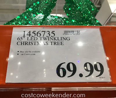 Costco 1456735 - Deal for the 65in LED Twinkling Christmas Tree at Costco