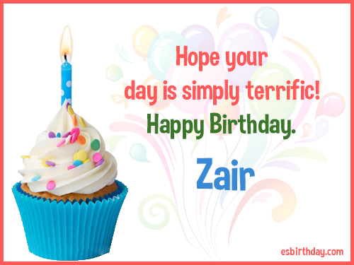 Zair Happy birthday Zair Happy birthday