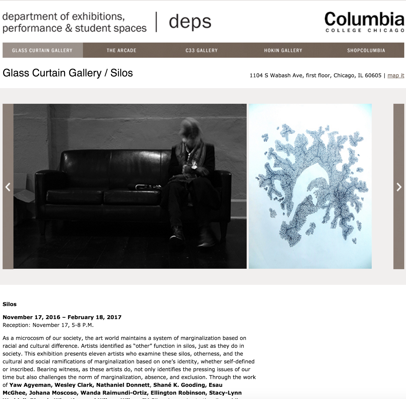 Johart New Tapestry At Silos Exhibition In Glass Curtain Gallery