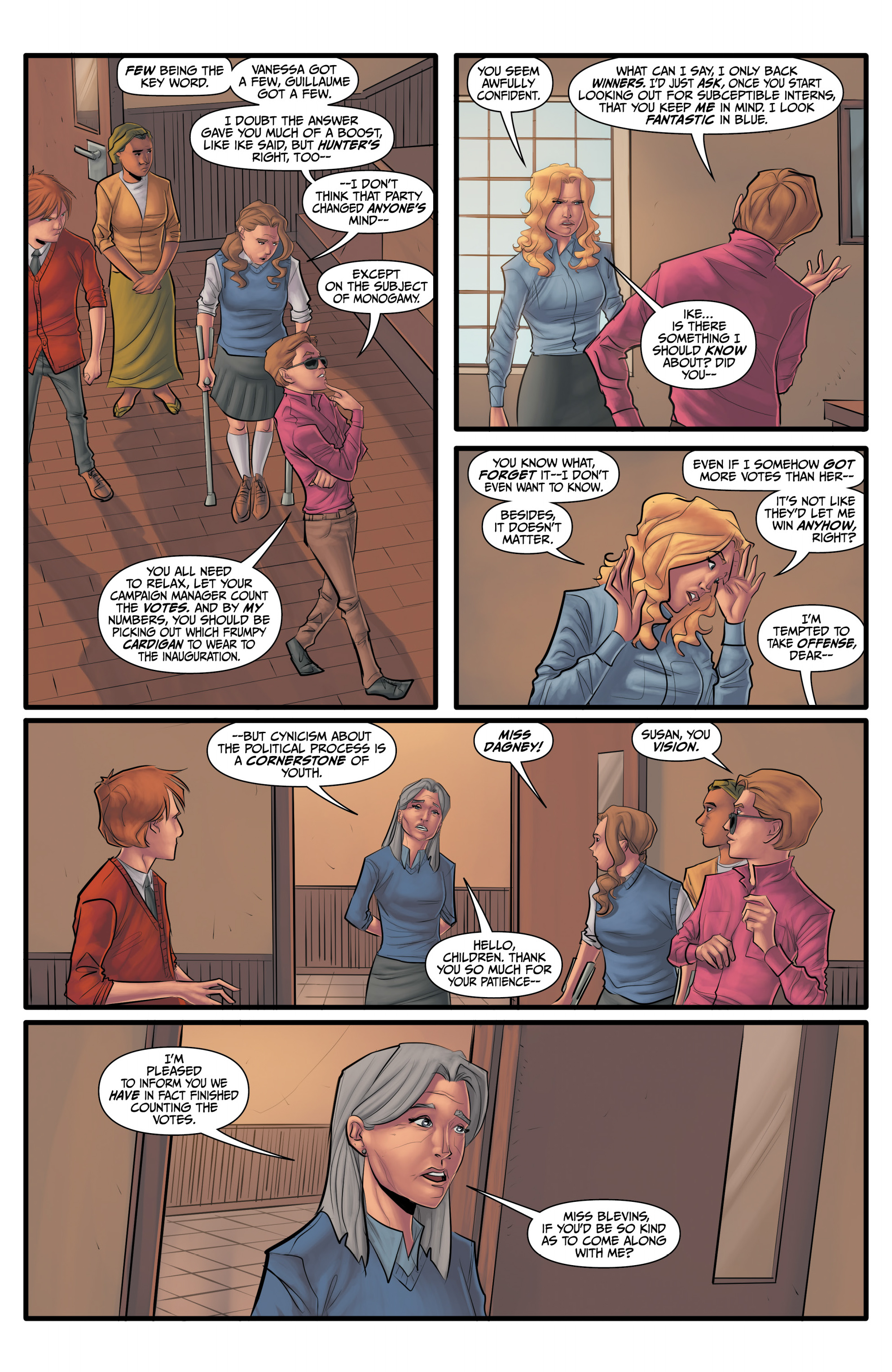 Read online Morning Glories comic -  Issue #49 - 23