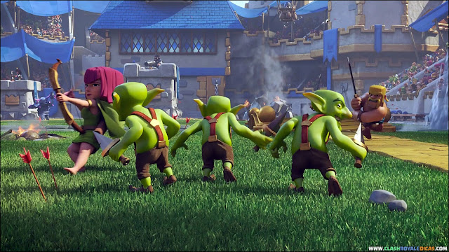 Goblins Knife animation Clash Royale Advertise