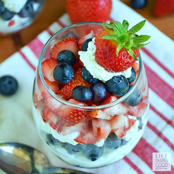 Red, White, and Blue Parfaits