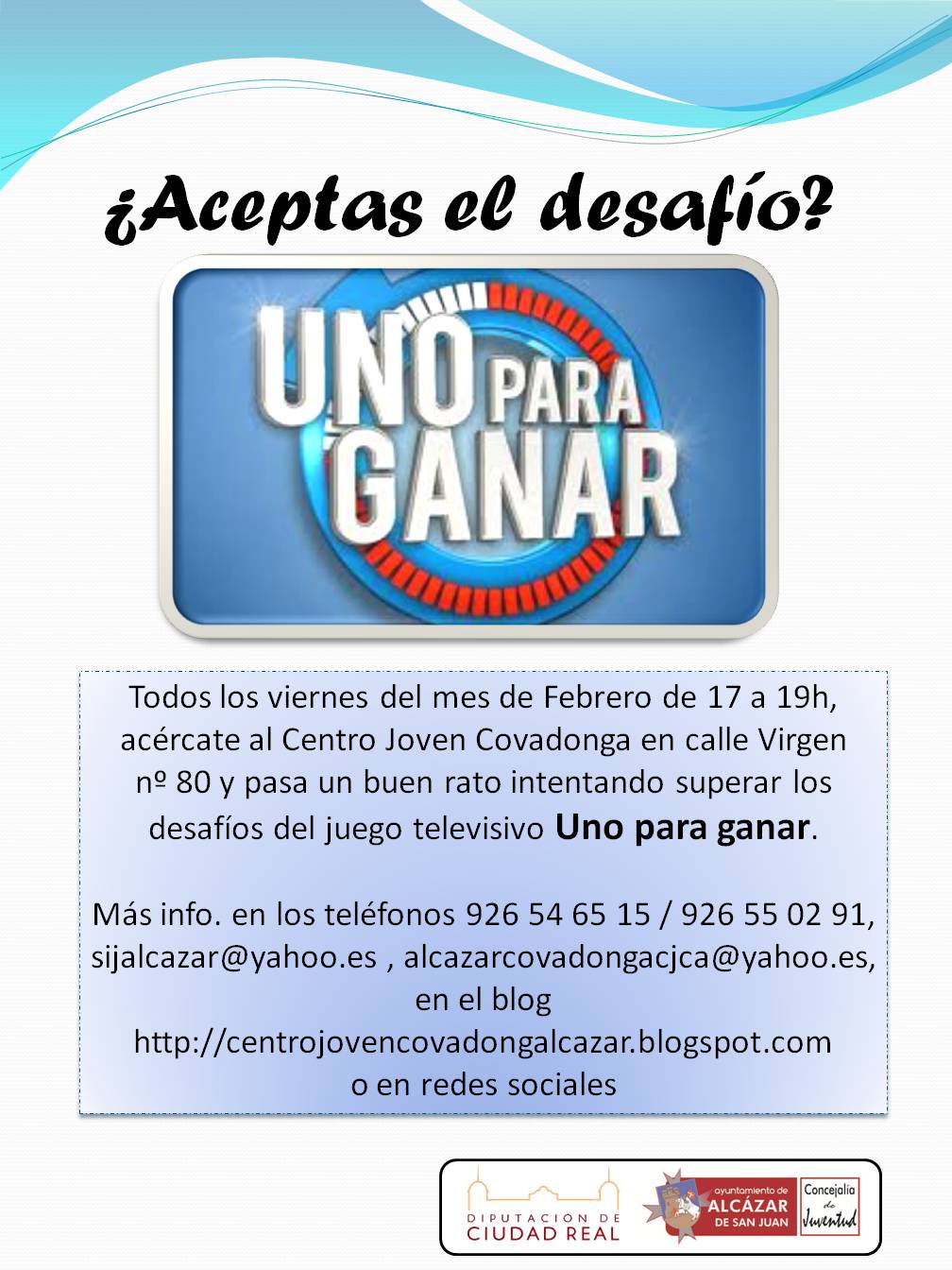 UNO PARA GANAR ¿ACEPTAS EL DESAFIO?