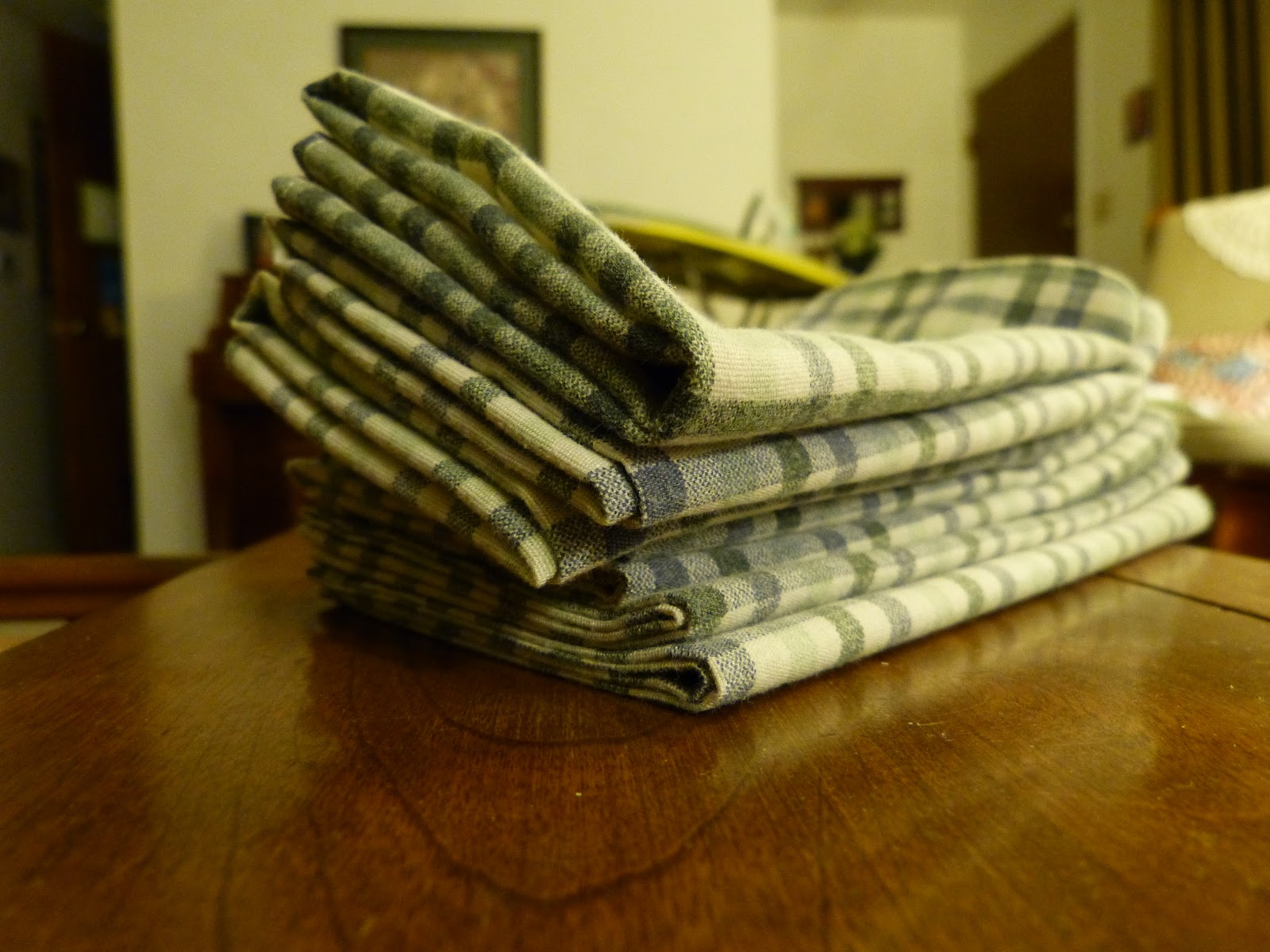 Monica Wilkinson DIY Thrifty Cloth Napkins